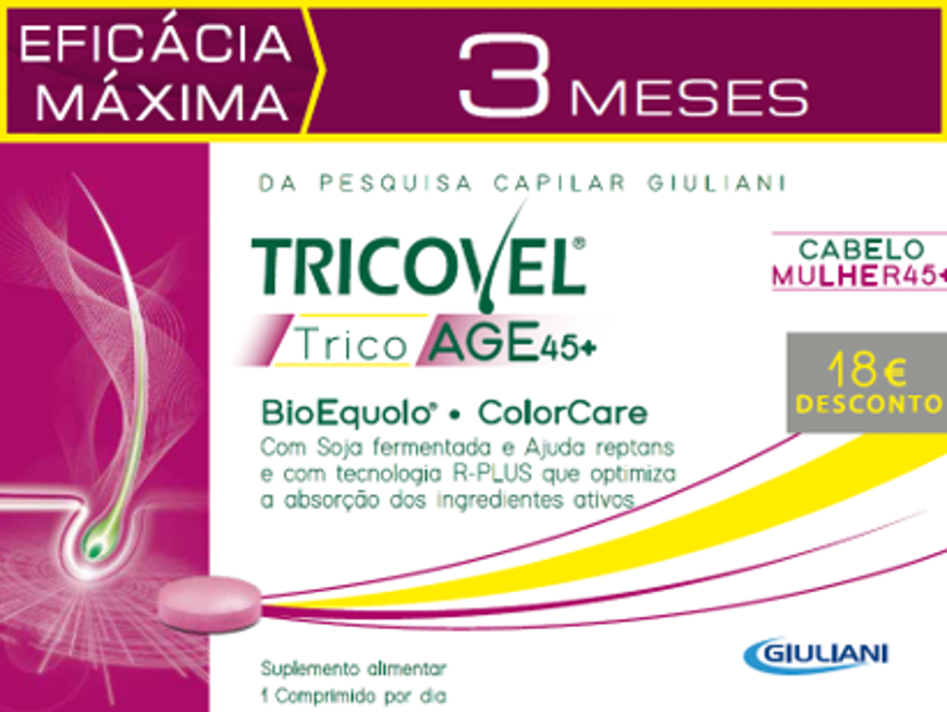 Picture of Tricovel Comprimidos Tricoage45+ Pack Triplo