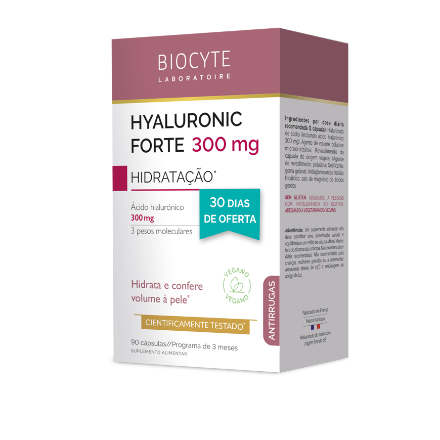 Imagem de HYALURONIC FORTE 300 mg 90 CÁPSULAS - 1 MÊS DE OFERTA